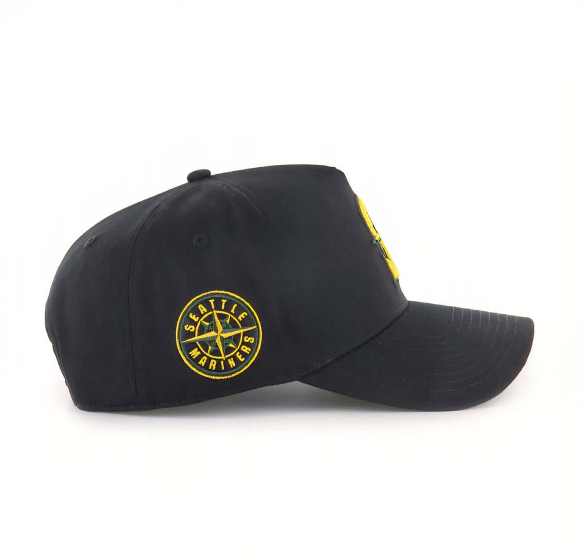 Gorra ’47 negra y amarilla neon Shot DT Seattle Mariners Cooperstown - intershopgc - Tienda de gorras online - Maspalomas