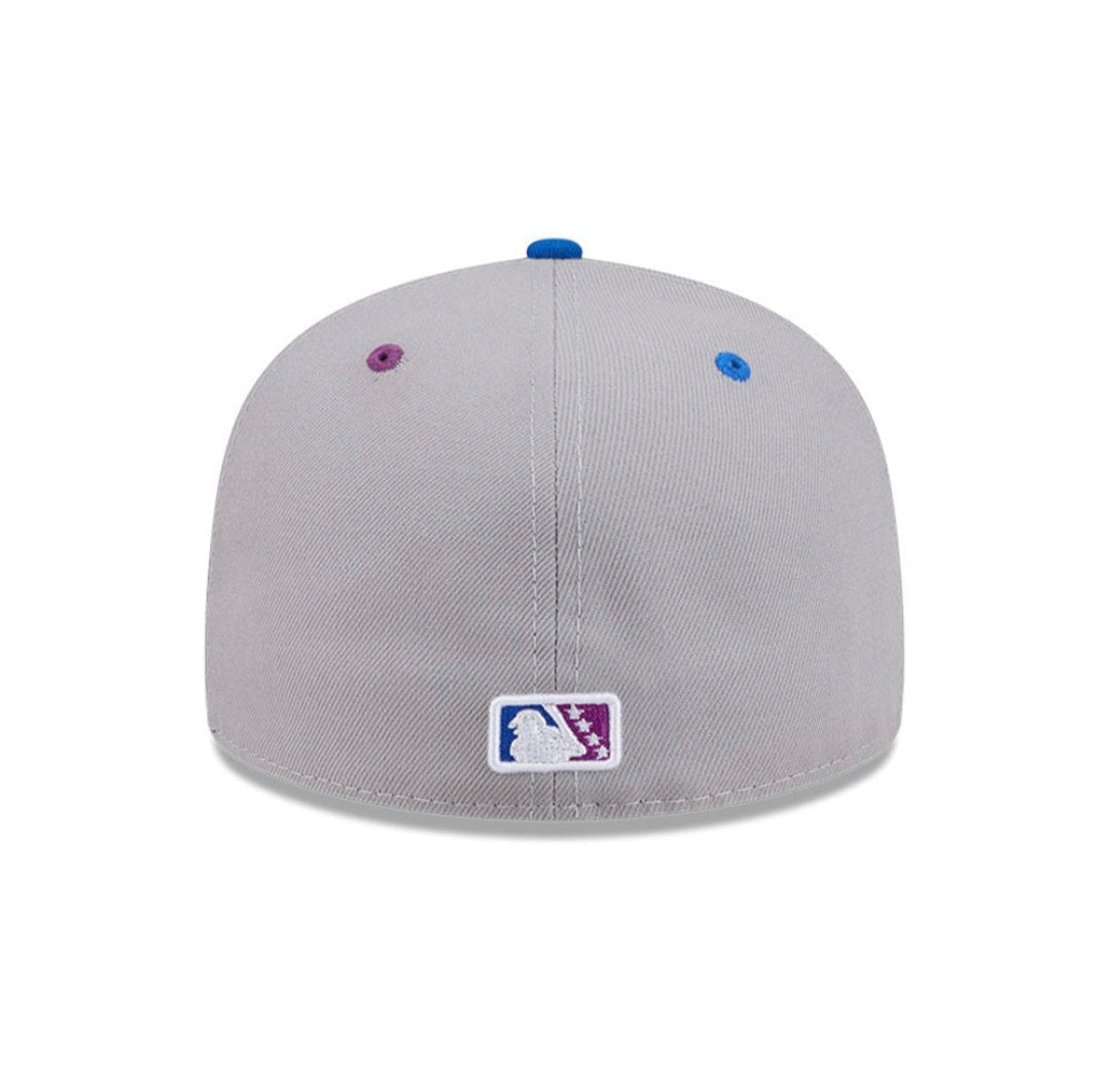 Gorra Akron Rubberducks 59FIFTY gris / azul MILB - Mundogorrasgc