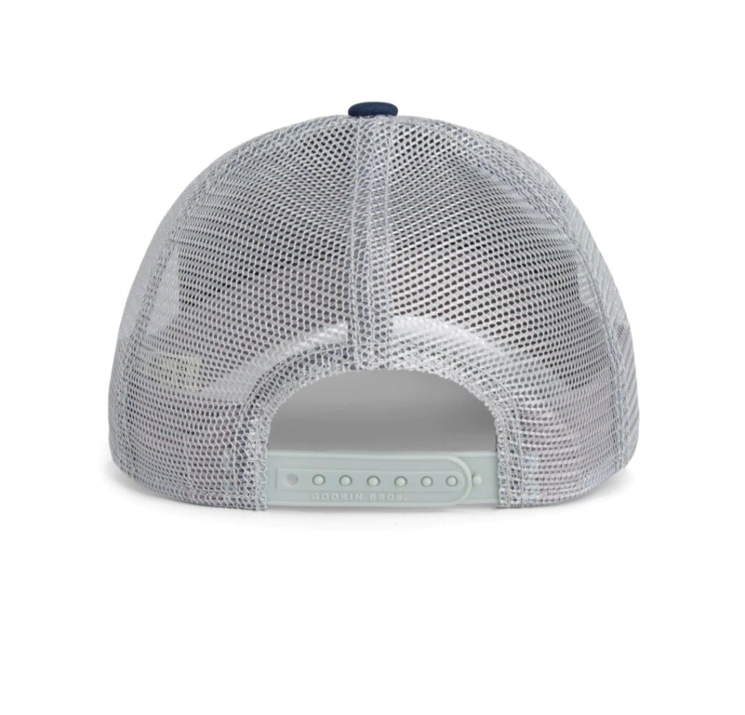 Gorra caballos trucker gris y azul marino goorin bros - Mundogorrasgc