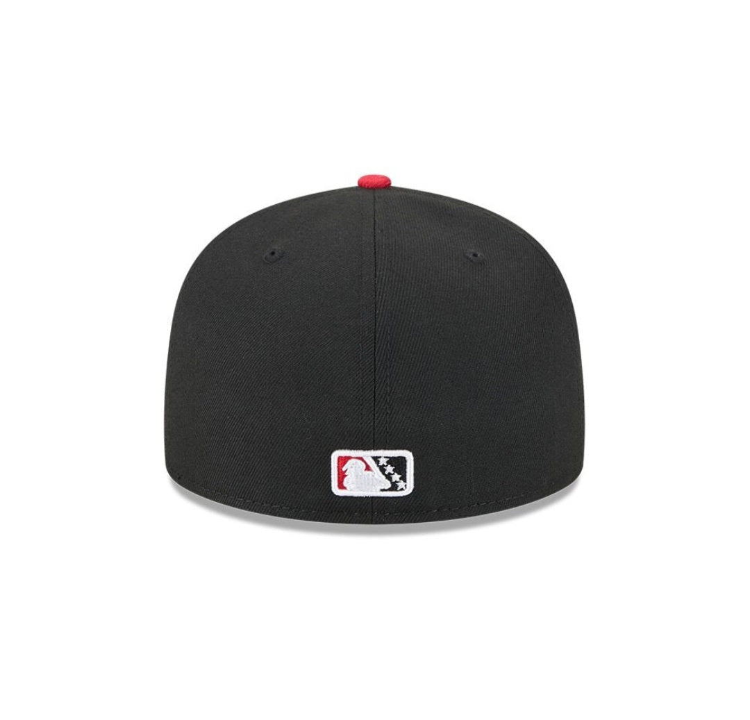 Gorra New Era St. Paul Saints Ghostly Gangster 59FIFTY Negra 2026 - Mundogorrasgc