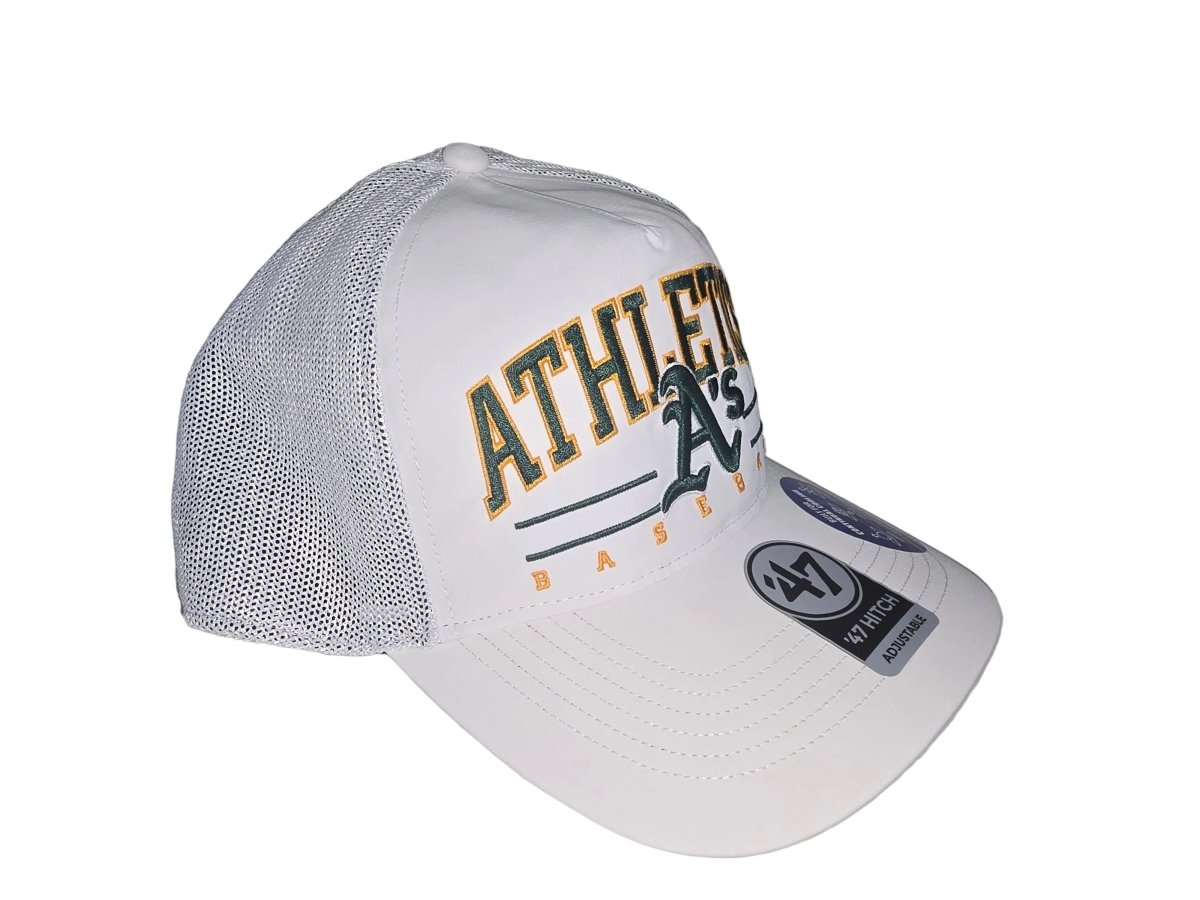 Gorra Oakland athletics Brrr Roscoe Mesh ’47 HITCH blanca - Mundogorrasgc