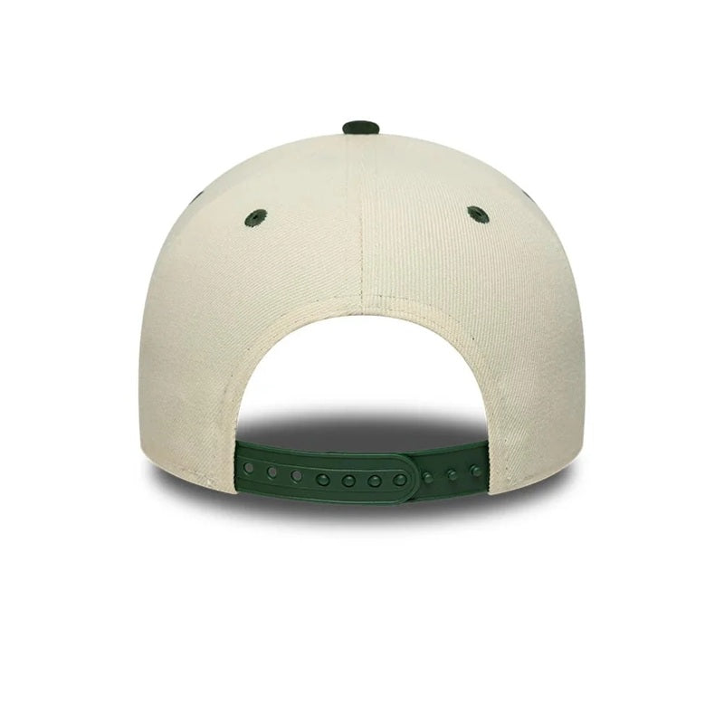 Gorra New Era 9FORTY E-Frame NY Yankees Suede Beige Verde MLB