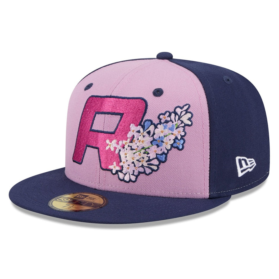 Gorra New Era 59FIFTY violeta the Lilac red wings MILB