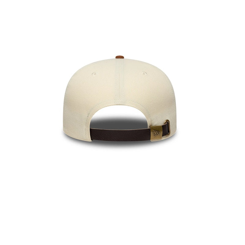 Gorra new era 9FIFTY beige marrón suede retro crown