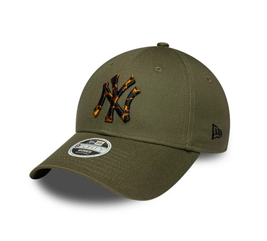 Gorra New Era 9FORTY Mujer NY Yankees Olive Tortoise
