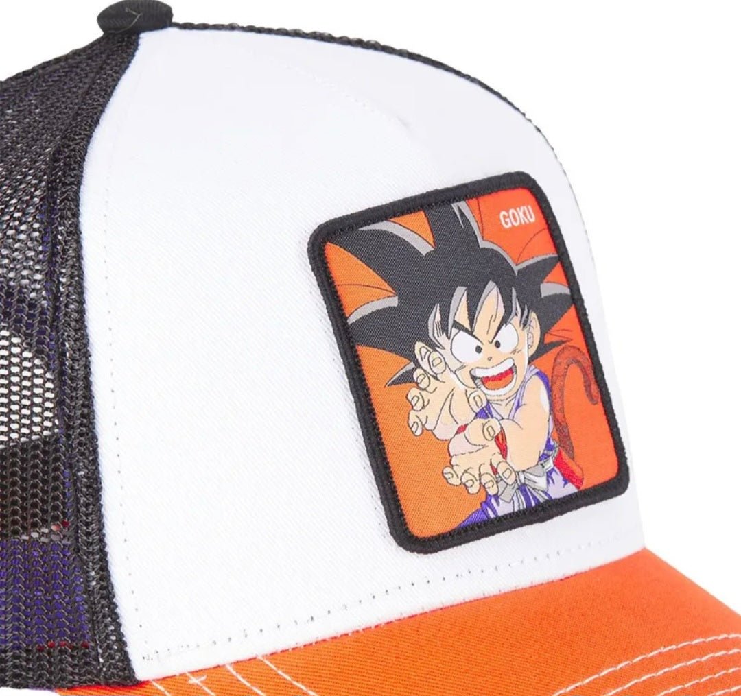 Gorra capslab Goku 2 Dragon Ball - blanca naranja y negro - intershopgc - Tienda de gorras online - Maspalomas