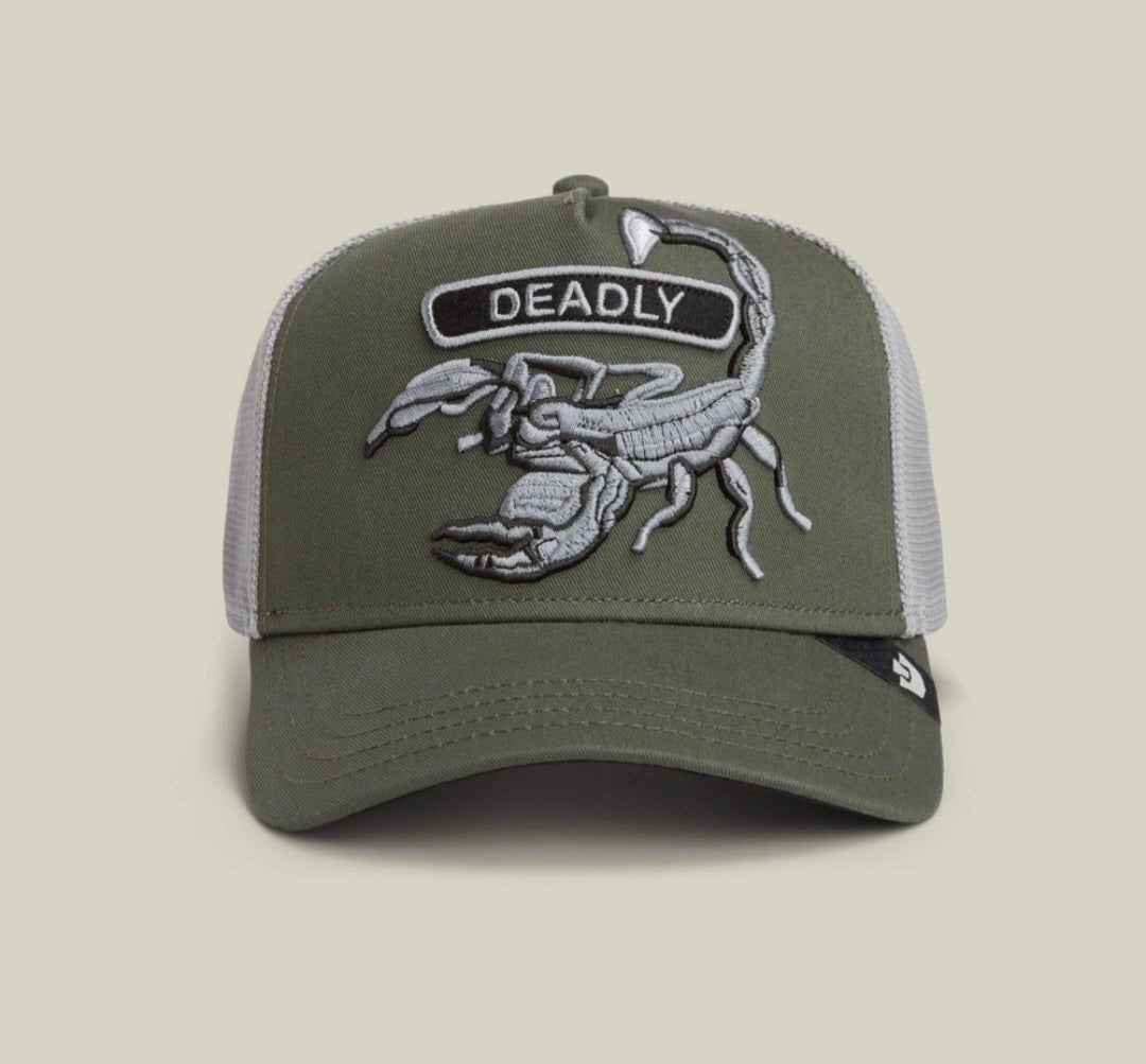 Gorra goorin bros verde escorpión deadly - Mundogorrasgc