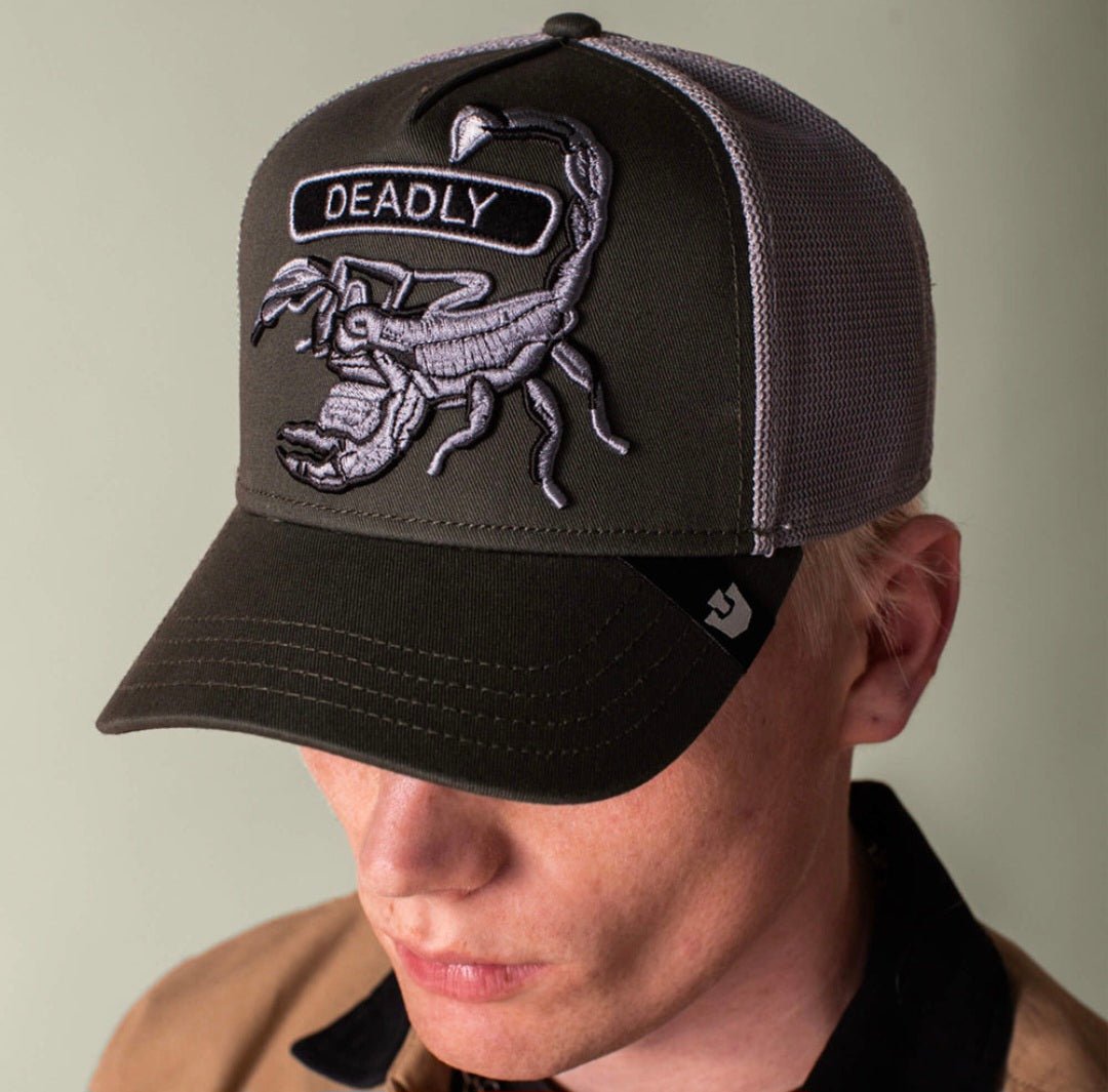 Gorra goorin bros verde escorpión deadly - Mundogorrasgc