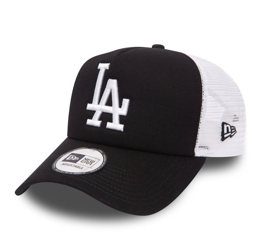 Gorra New Era LA Dodgers Clean negra A‑Frame Trucker - intershopgc - Tienda de gorras online - Maspalomas