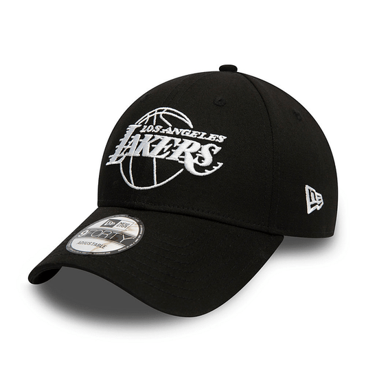 Gorra New Era Los Angeles Lakers 9FORTY negra Essential - Mundogorrasgc