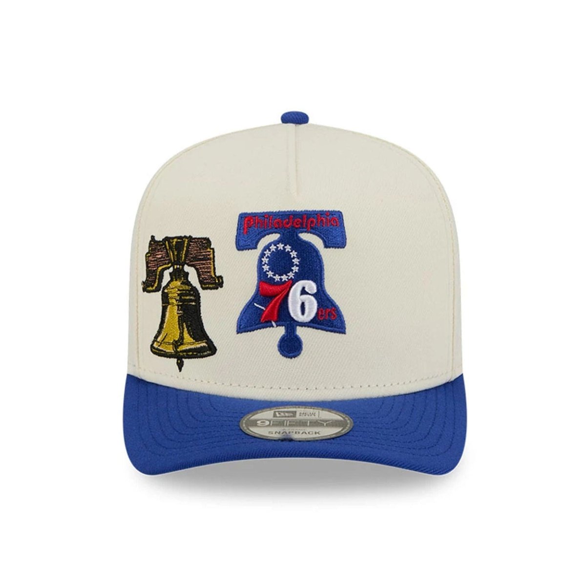 Gorra Philadelphia 76ers NBA crema azul 9FIFTY A - Frame Snapback - Mundogorrasgc