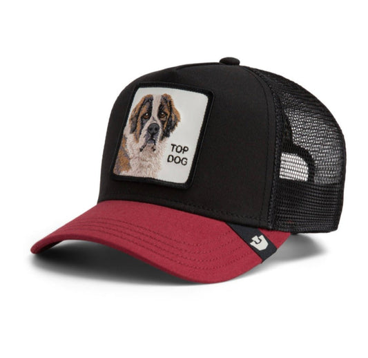 Gorra San Bernardo goorin bros bicolor negra roja - Mundogorrasgc