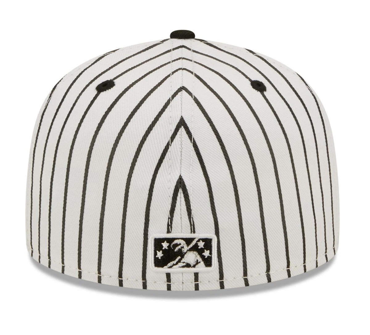 Gorra 59FIFTY Durham Bulls blanca rayada