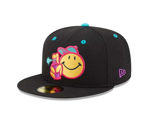 Gorra New Era 59FIFTY negra Worcester Red Sox graffiti