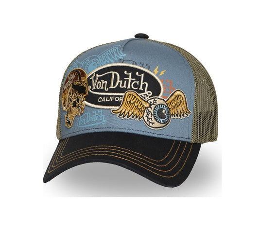 Gorra von dutch Azul PATCH10 trucker