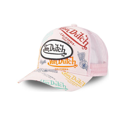 Gorra Von Dutch Trucker Rosa BRA PIN
