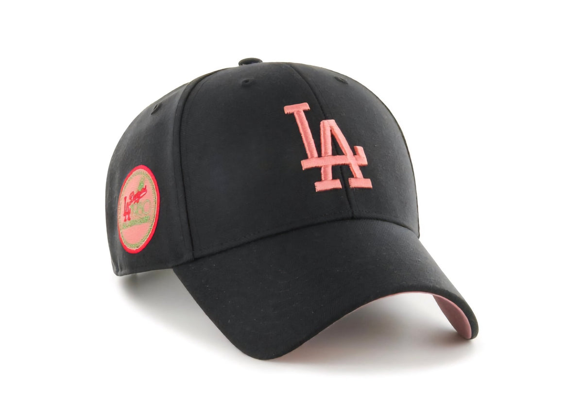 LA Dodgers negra y rosa snapback patch side - intershopgc - Tienda de gorras online - Maspalomas