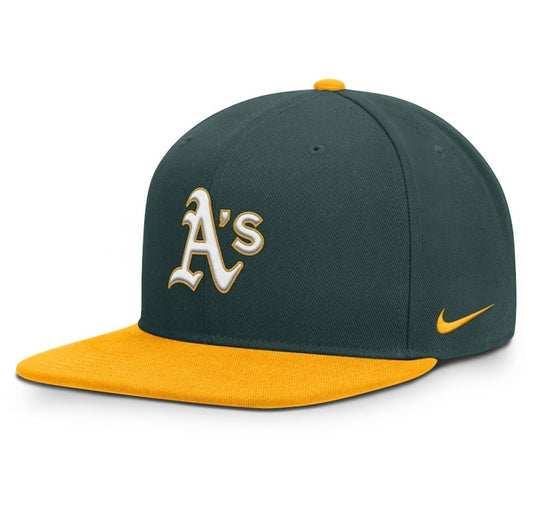 Nike Oakland Athletics Primetime Pro Dri - FIT Verde y Amarilla - Mundogorrasgc