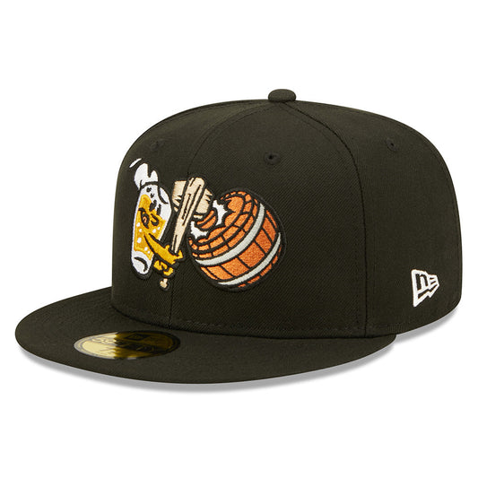 Gorra New Era 59FIFTY Negra West Michigan Whitecaps - Beer City